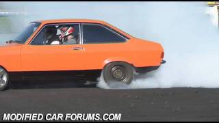 Orange Escort burnout on sunday at Easternats 2009