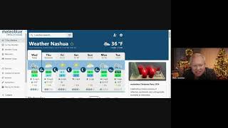 Dec. 11 Weather Watch with Rick Gordon for Nashua, NH, and vicinity