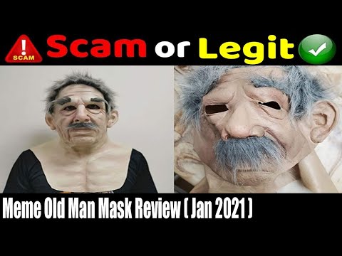 Meme Old Man Mask Review ( Jan 2021) Know About Its Real Review! Must Watch!| Scam Adviser Reports