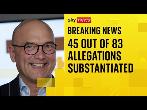 Gregg Wallace: Over half of allegations against MasterChef presenter upheld