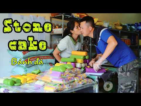 Colorful stone cakes. Happy moments of day 3 My husband returned