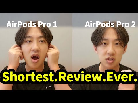 What AirPods Pro 2 sounds like. vs. AirPods Pro 1