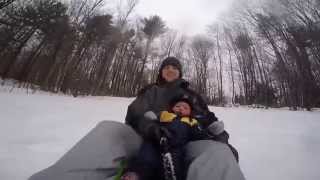 Hayz and Chad Ice Castles/Sledding w/ (Nikki, Kace, and Cruz)