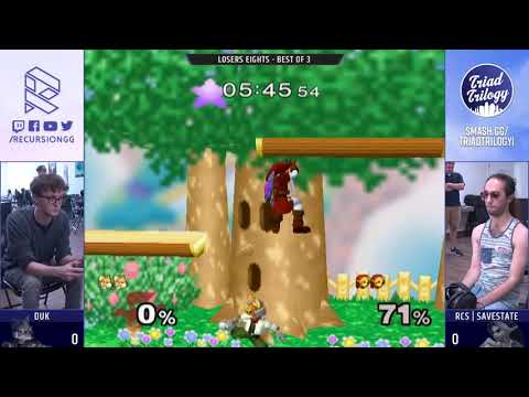 Triad Trilogy 1 - Duk vs Savestate - Losers Eights