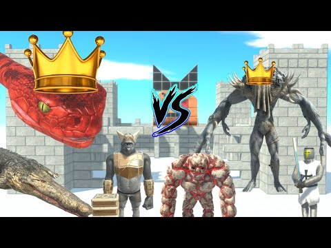 KING GORO + QUEEN TITANOBOA + PRIMATES + REPTILES VS KING SCOURGE + KING HUSAR + INFERNALS+A HUMANS