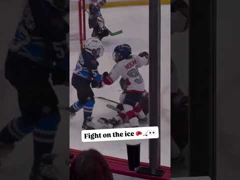 Hockey is CRAZY !!  #hockey #hockeyfight #canadianhockey