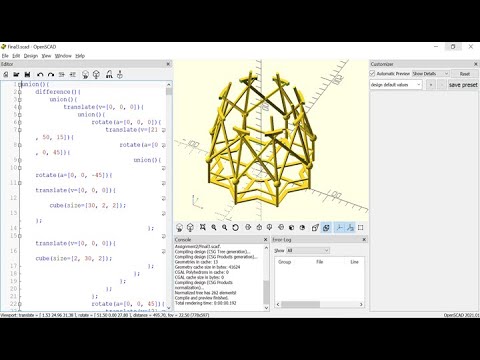 Lampshade Lattice: The Rustic Castle Thumbnail