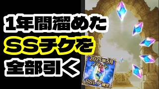 【グラブル】1年間溜めたSSレア確定チケットを全部引いていきます！
