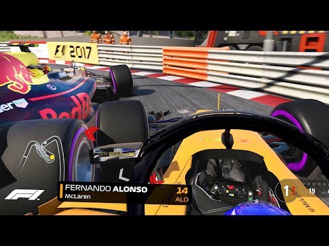SQUEEZED TOWARDS THE BARRIER! F1 2018 Season Mod CAREER Part 6: Monaco