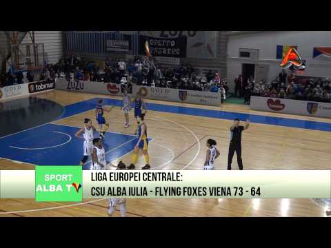LIGA EUROPEI CENTRALE CSU ALBA IULIA   FLYING FOXES VIENA 73   64