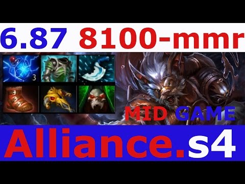 Dota 2 patch 6 87 brewmaster Alliance s4 8100 + MMR Mid game