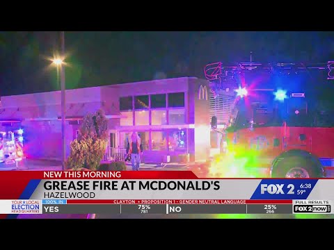 Fire at Hazelwood McDonald's