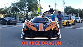 Exotics on Las Olas | Apollo IE Orange Dragon