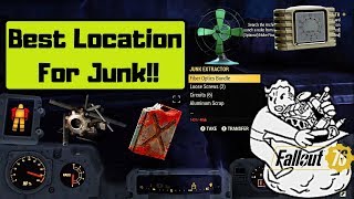 Fallout 76 Best Location To Extract Junk!