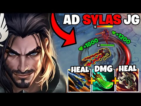 They WERE NOT READY for *AD SYLAS* JUNGLE !! (30K HEALING WTF)