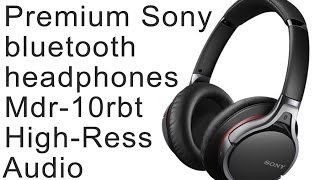Video thumbnail for Hires headphones: Sony bluetooth headphones Mdr-10rbt - 40000hz, MIC Studio testing by i Technology Reviews