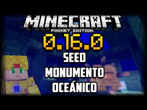 Minecraft PE 1.0 - Seed Con Monumento o Templo - Oceanico - Marino - Pocket Edition