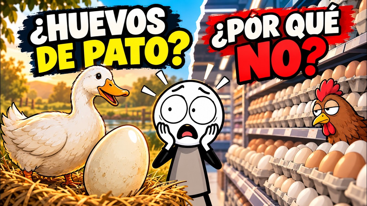 LOS PATOS PONEN HUEVOS… ¿POR QUÉ CASI NUNCA LOS VEMOS EN EL SUPERMERCADO?