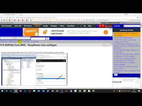 🚩#19 DropDown laden 📚 ASP.Net Core 2 MVC