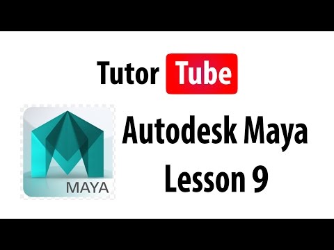 Autodesk Maya - Lesson 9 - NURBS Making a Simple Table