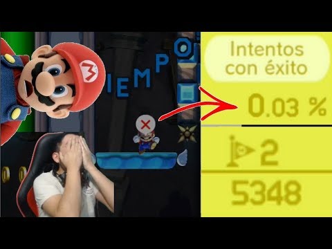 Level 0.03% Wild Cleared! Yes, we did it! Super Mario Maker