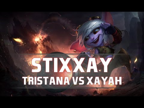 Stixxay as Tristana vs Xayah - S8 ADC Ranked Gameplay