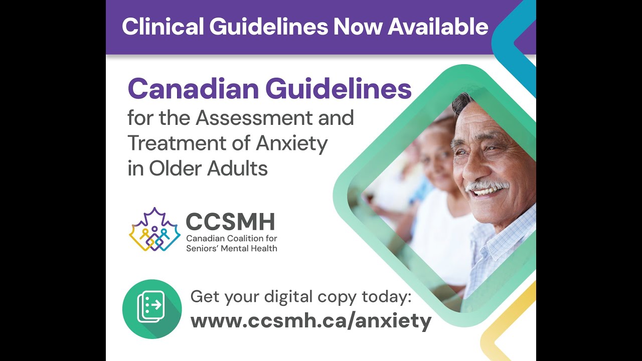 Canadian Guidelines on the Assessment and Treatment of Anxiety in Older Adults