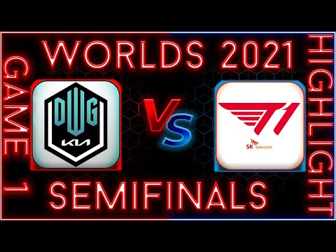 DK Vs T1 SemiFinals Game 1 Worlds 2021 Highlights lol League of Legends Riot games