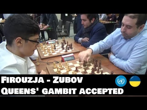 Firouzja - Zubov | Perspective pawn sac in Queens gambit accepted | World blitz