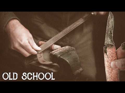 Broken Old Nordic Knife Restoration from WW2