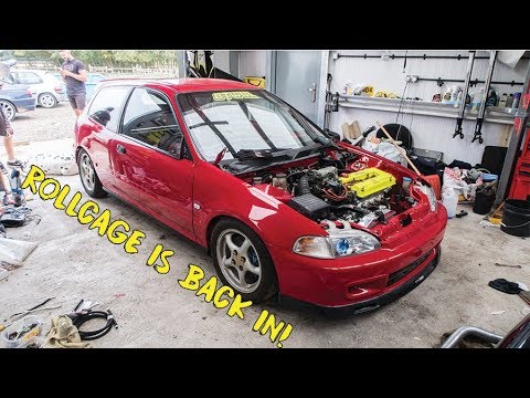 Civic EG6 Gets Cusco Cage Re-Fitted
