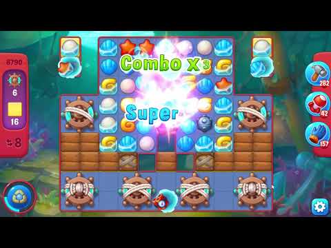 Fishdom 6790 Hard Level - 12 moves - NO BooSTERS