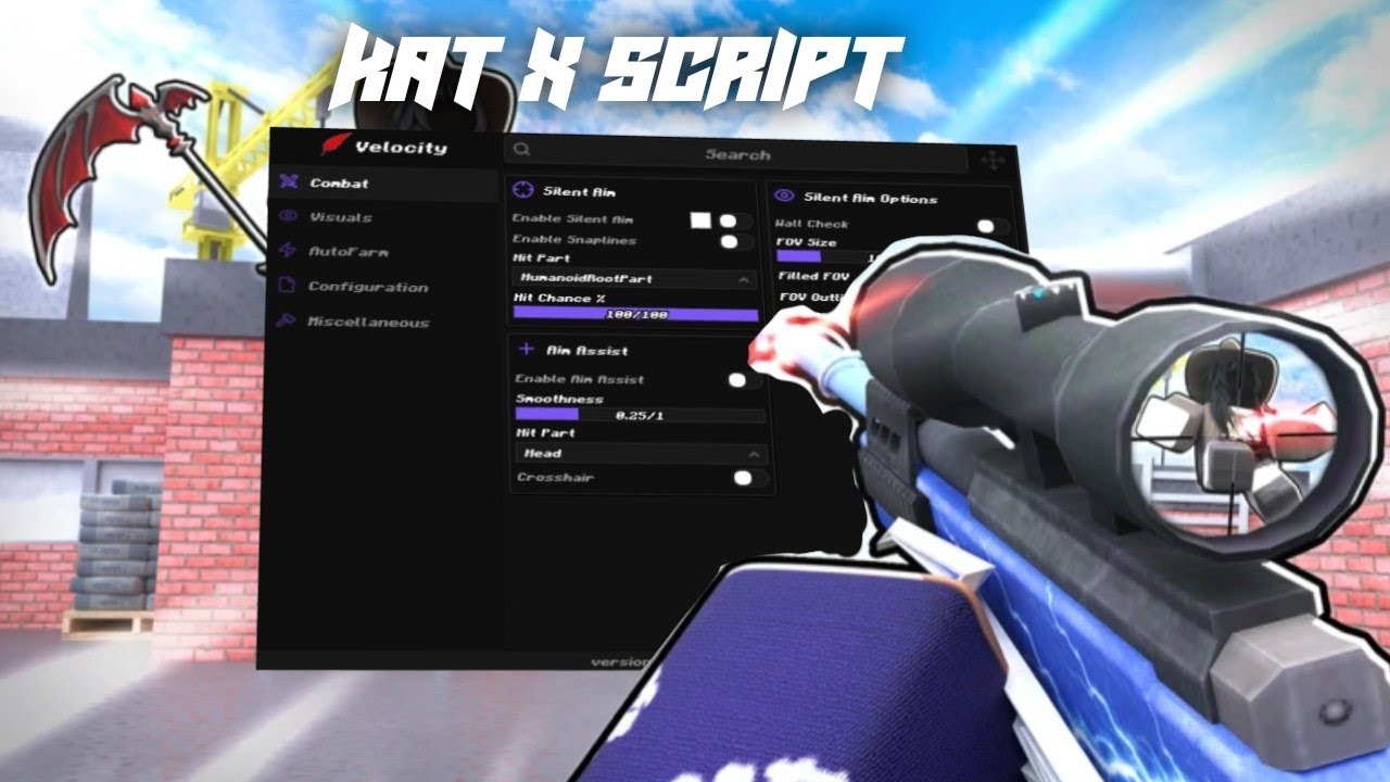 *FREE* OP KAT X SCRIPT (KEYLESS) VELOCITY | SILENT AIM + AUTO FARM + ESP 