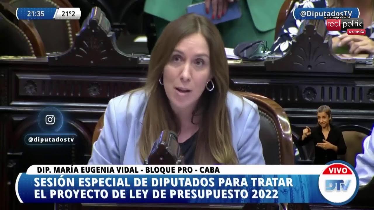 Vidal, sobre el Presupuesto 2022: "No hay tiempo para parches e improvisación"