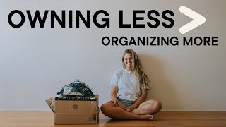 easy minimalist habits to OWN LESS STUFF 📦