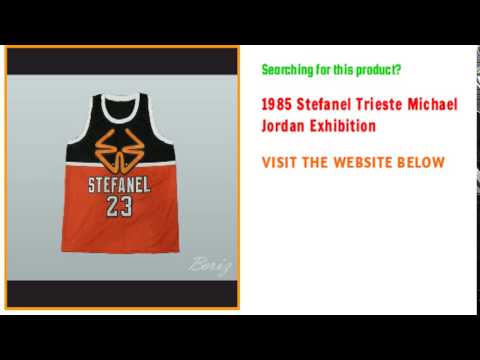 1985 Stefanel Trieste Michael Jordan Exhibition