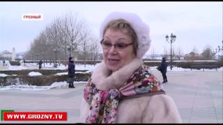 В Грозный посетила очередная группа туристов 
