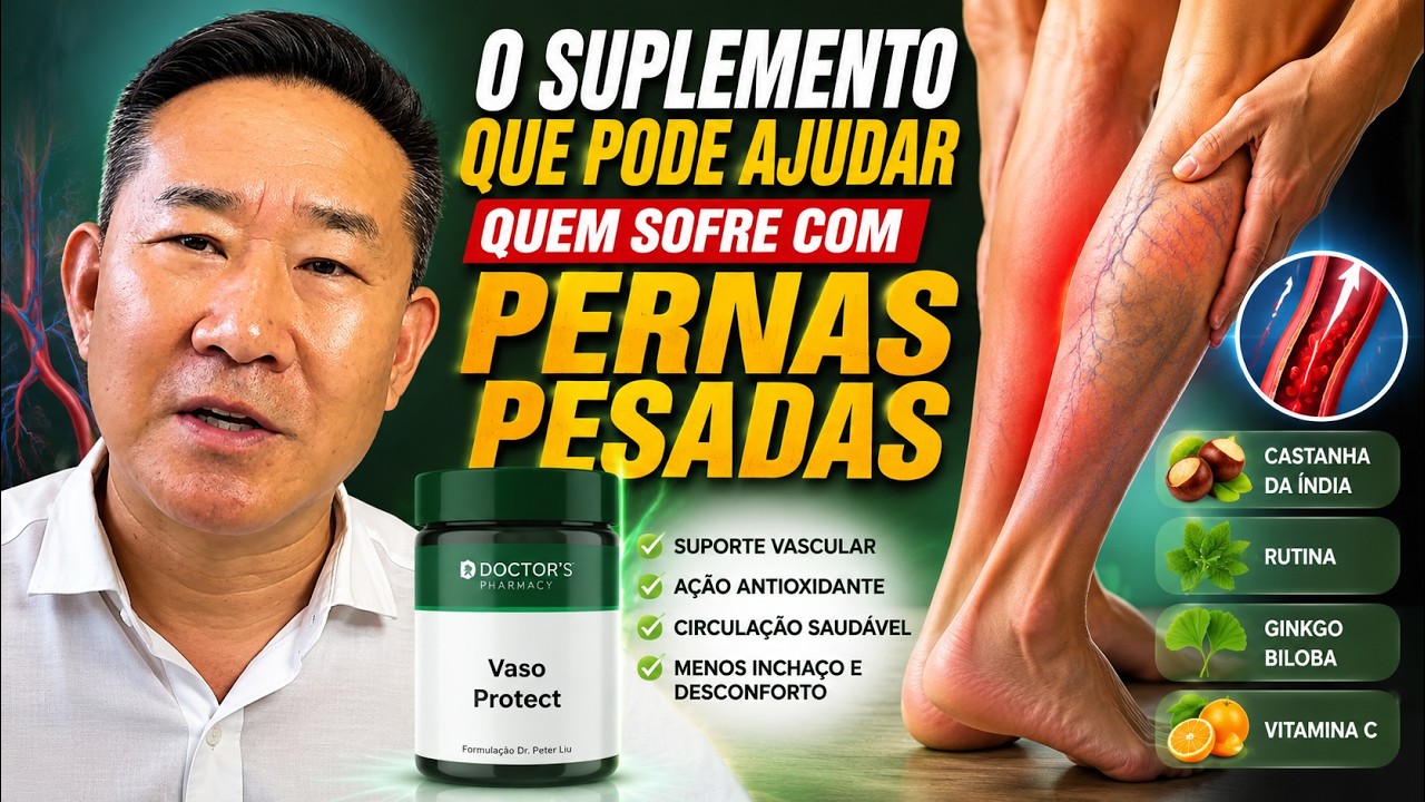 O SUPLEMENTO QUE PODE AJUDAR QUEM SOFRE COM PERNAS PESADAS | Peter Liu