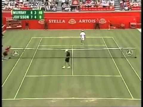 Backwards Tennis - Andy Murray vs Thomas Johansson