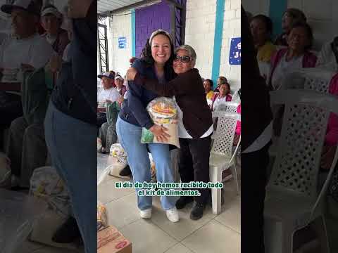 98 Raciones alimenticias entregadas a beneficiarios de Años Dorados en el cantón Santa Clara