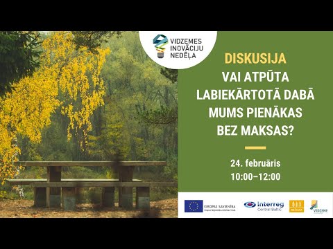 24.02.2021 Tiešsaistes pasākuma ieraksts (Organizators: Vidzemes plānošanas reģions un Mežtaka)