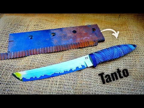 I Forged a Japanese Tanto Knife