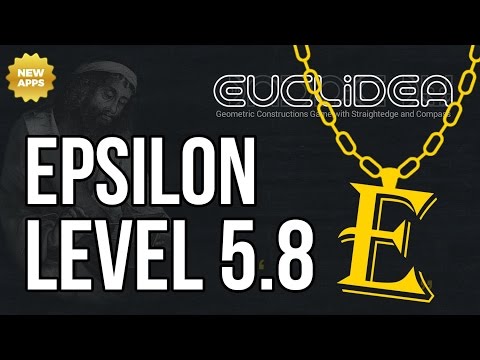 Euclidea 5.8 Walkthrough - Epsilon Level 5.8
