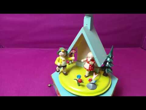 Steinbach uralte Spieluhr Nr.071 - seltenes Sammlerstück aus dem Erzgebirge