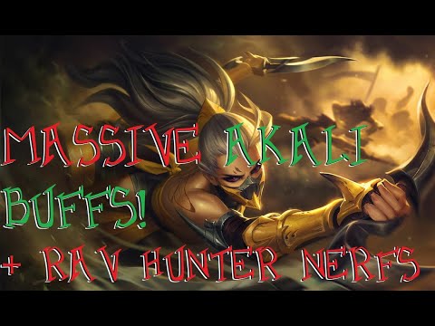 MASSIVE Akali Changes, Nerfs to Ravenous Hunter - PBE Preview