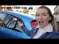 I PICKED UP MY VERY FIRST CAR - DEAF DRIVER | Jazzy Vlogs