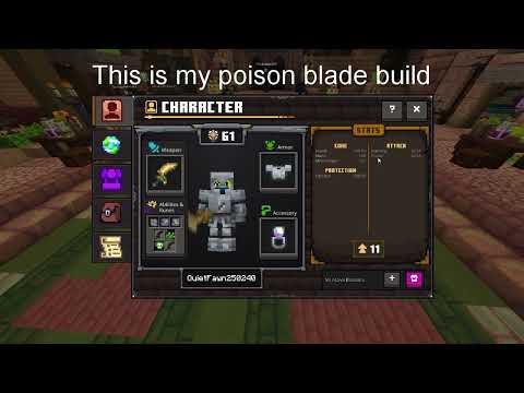 Minecraft Soul Steel: best Poison Blade build?