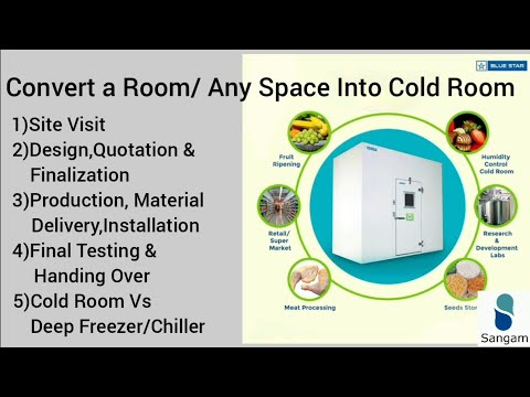 Prefabricated cold rooms
