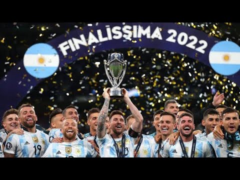 ARGENTINA  CAMPEÃ DA FINALÍSSIMA 2022 - Itália  0 x 3 ARGENTINA