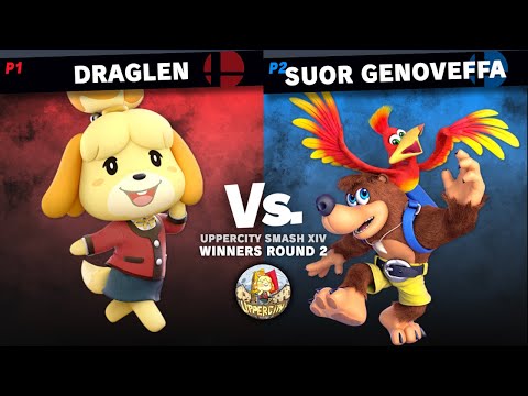 UpperCity Smash XIV - Draglen (Isabelle) vs Suor Genoveffa (Banjo & Kazooie) - Winners Round 2.